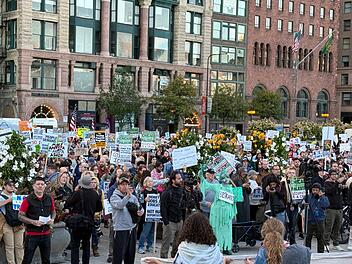 Demonstration in Chicago