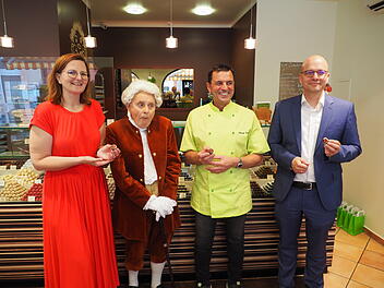 Bad Kissingen: Chocolatier widmet Georg Anton Boxberger achte Rakoczy-Festpraline - "leben Geschichte"