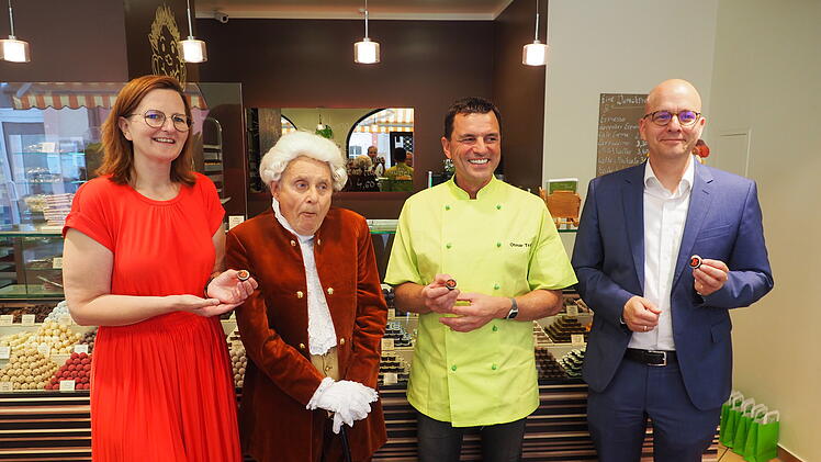 Bad Kissingen: Chocolatier widmet Georg Anton Boxberger achte Rakoczy-Festpraline - "leben Geschichte"