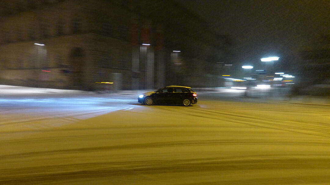 Winter zurück in Franken: Fürth wieder unter Schnee