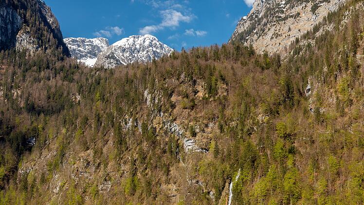 Schrainbach Wasserfall am Königssee in Bayern