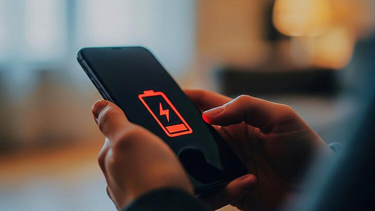 Ein niedriger Handy-Akku l&ouml;st bei vielen Stress aus