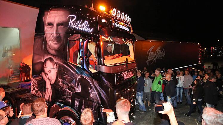 Bei Trucker-Treffen ist der Phil-Collins-Laster immer umringt.  Foto: privat