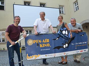 Die Organisatoren freuen sich auf das Kino-Festival im Herzogenauracher Schlosshof Bernhard Panzer