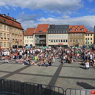 EM-Achtelfinale: Public Viewing in Bamberg