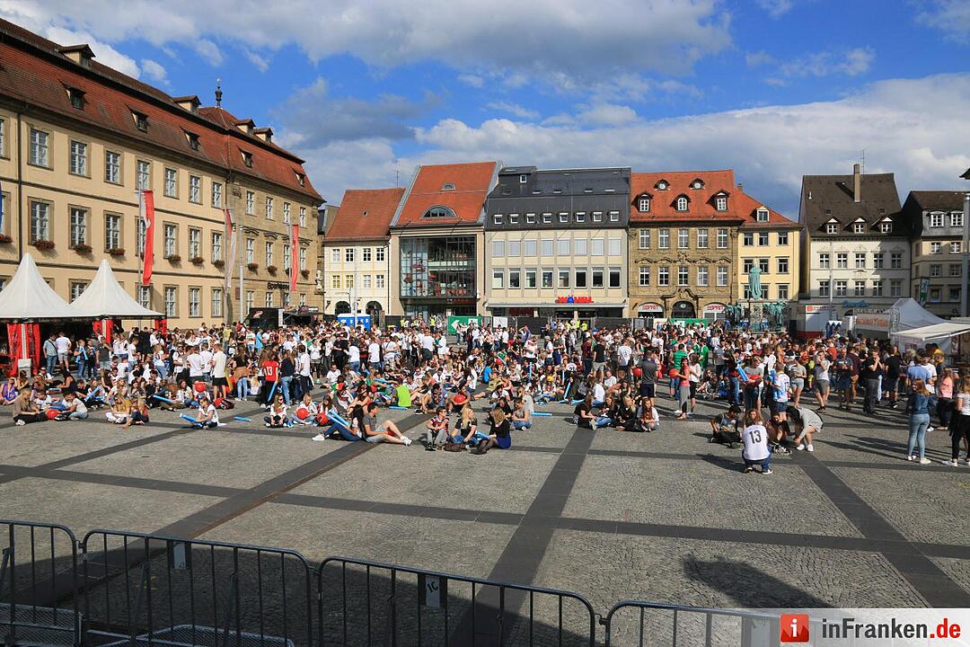EM-Achtelfinale: Public Viewing in Bamberg