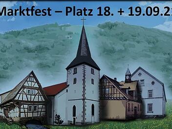 So wird die Gemeinde das Fest bewerben. Allerdings: Der Umwelt zuliebe nur via Internet und Zeitung - auf Flyer wird verzichtet. Repro: Saale-Zeitung