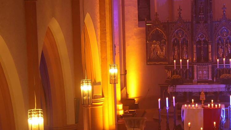 "Nacht der Lichter" in der Kirche "Unsere LIebe Frau" Foto: Sonny Adam