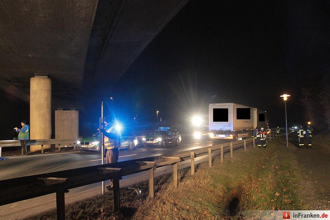 Kulmbach: Mann auf B289 überfahren