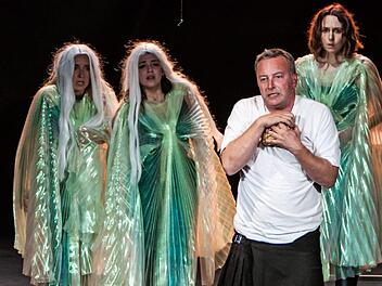 Proben-Impressionen aus dem Landestheater Coburg: "Das Rheingold".Foto: Jochen Berger