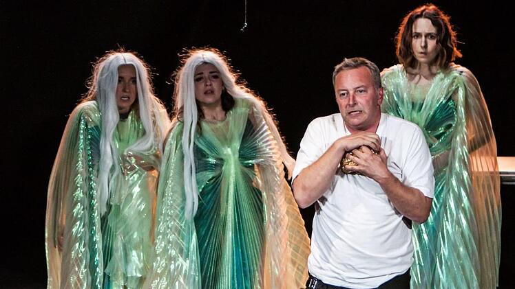 Proben-Impressionen aus dem Landestheater Coburg: "Das Rheingold".Foto: Jochen Berger