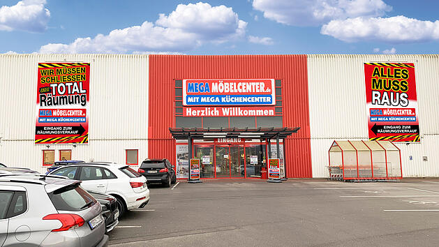 Bad Neustadt: "Mega M&ouml;belcenter" schlie&szlig;t mit Ausverkauf