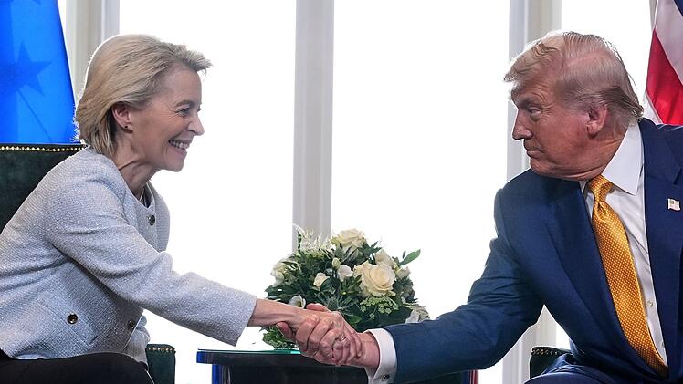 US-Pr&auml;sident Trump trifft von der Leyen in Schottland