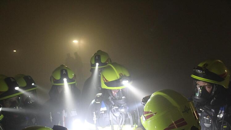 Impressionen von der Übung im Tunnel Eierberge. Foto: Markus Häggberg