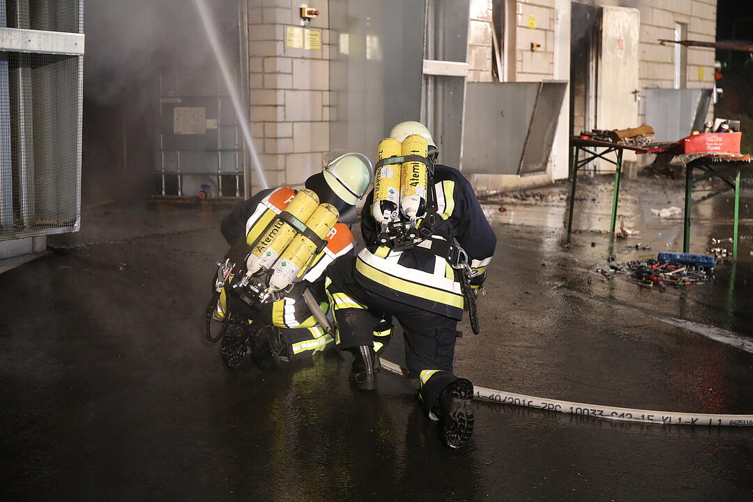 Feuerwehr kann Explosion verhindern