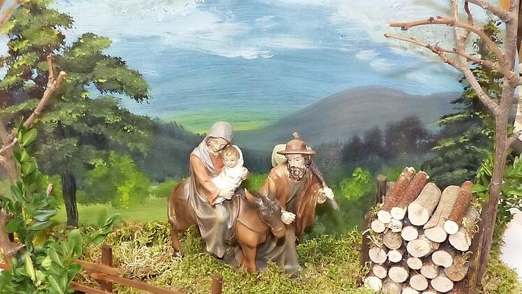 Die Krippe von Werner Stumpf aus Wallenfels Foto: Klaus Peter Wulf