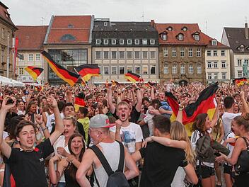 Der Maxplatz bebte, als sich vor zwei Jahren die deutsche Fußball-Nationalmannschaft zum Weltmeister spielte.  Archivfoto: RiegerPress