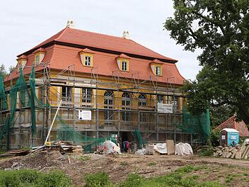 Aus dem Sorgenkind der Denkmalpflege in der Bamberger Nordflur wird ein Schmuckstück. Foto: Matthias Hoch