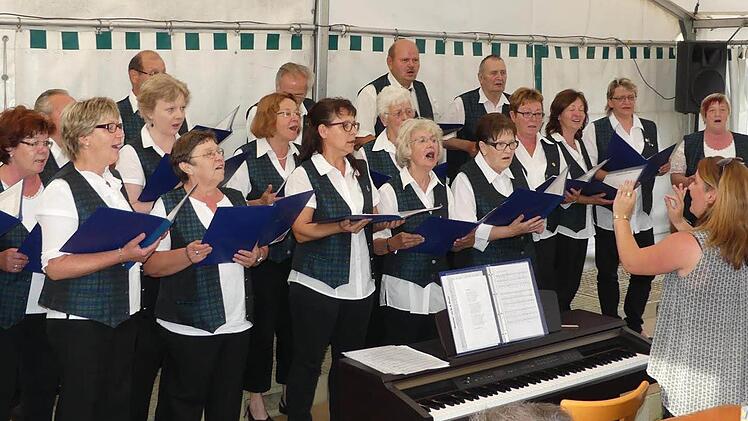 Die Hafenpreppach "LIedertafel".Foto: Helmut Will