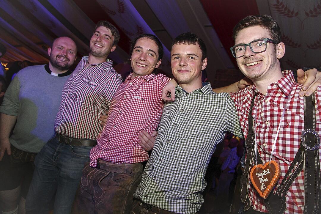 Für Partystimmung sorgten die "Stoapfälzer Spitzbuam"