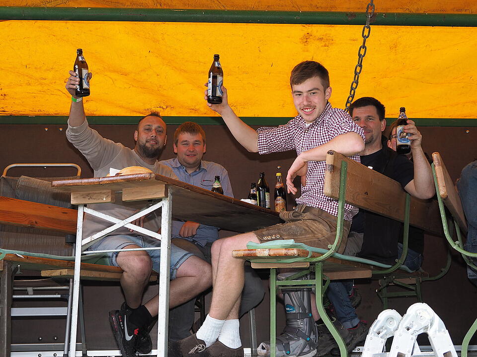 Tobias, Markus und Philipp Thomann zu Gast in Schwärzelbach