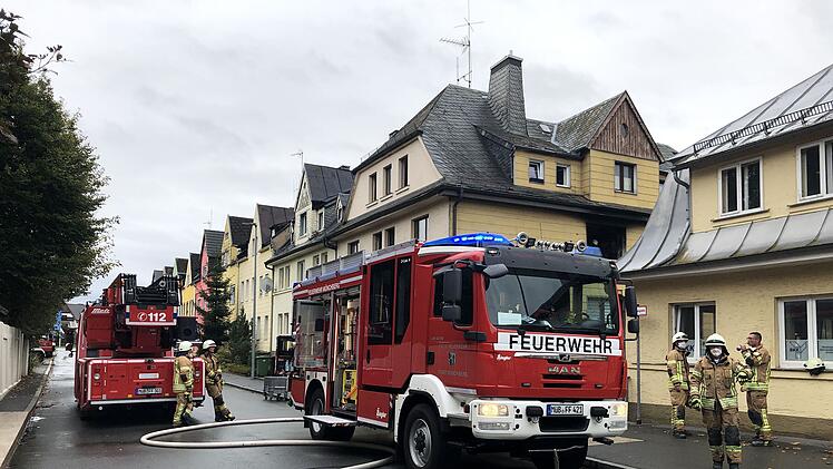 Zimmerbrand in Münchberg