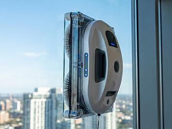 Fenster putzen, Fenster, Putzen, Roboter