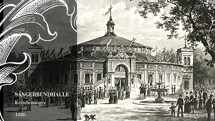 Das Januarblatt zeigt die Festhalle, die aus Anlass des 7. Fränkischen Sängerbundfestes 1886 am Anger errichtet wurde.Foto: Helke Renner