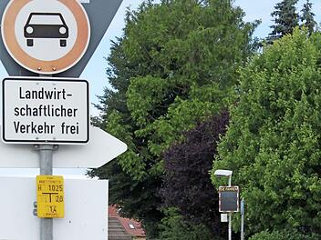 Einen Smiley bekommen hier wohl die meisten Autofahrer zu sehen. Aber das Problem ist nicht die Geschwindigkeit.  Foto: Hans Kurz