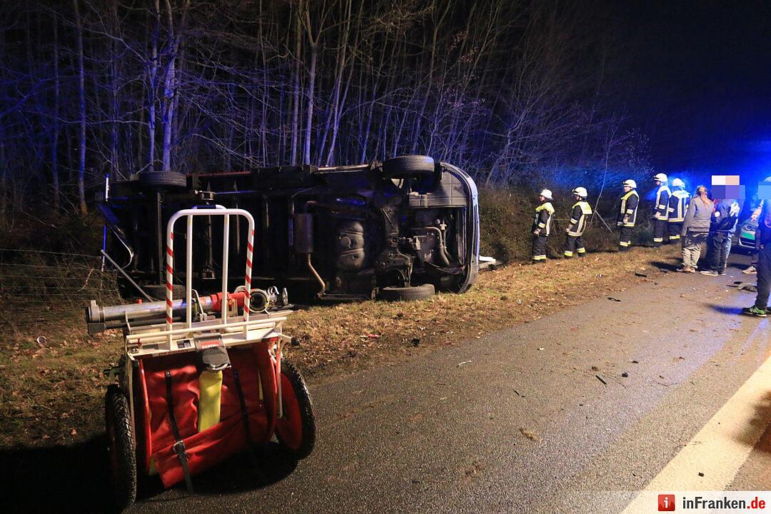 A70: Hoher Schaden nach Unfall bei Oberhaid