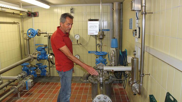 Nur bei Führungen zu sehen: Die neue Brunnenstube.