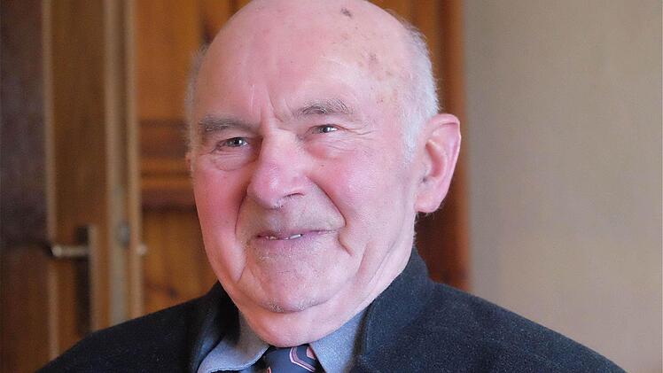 Rudolf Winter begeht heute in Völkersleier seinen 90. Geburtstag. Groß gefeiert wird morgen. Foto: Gerd Schaar