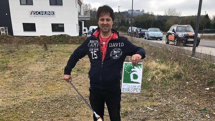 Norbert Scholz vom CEB hofft auf viele freiwillige Helfer bei der Aktion am Samstag, 21. April.Foto: privat