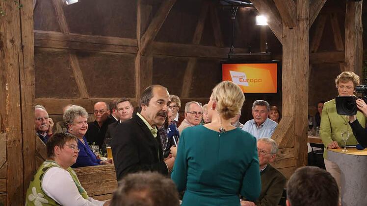 Ebermannstädter stellen Fragen bei "Jetz red i - Europa" Foto: Barbara Herbst