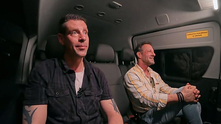 Sven (links) und Patrick sind sich überhaupt nicht grün.
