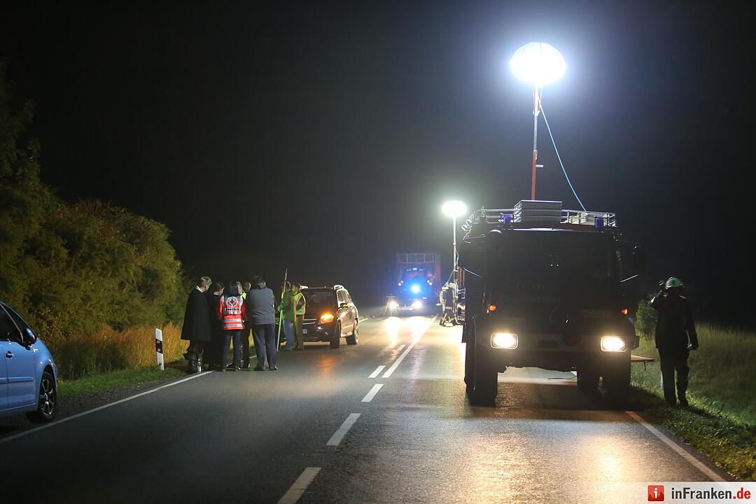 Junger Fußgänger bei Unterrodach überfahren