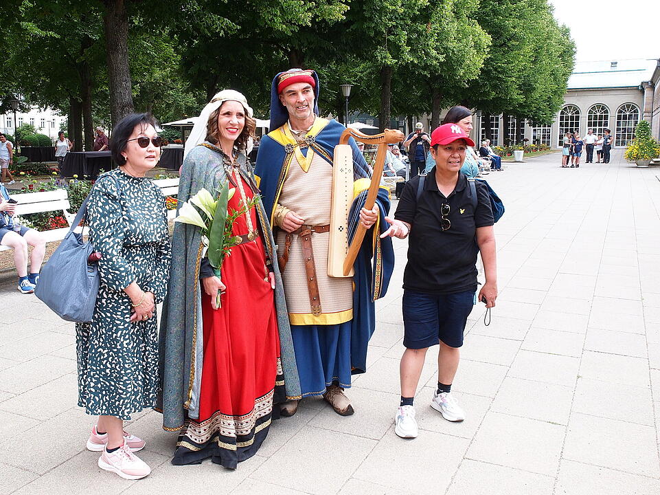 Historienspektakel im Kurpark