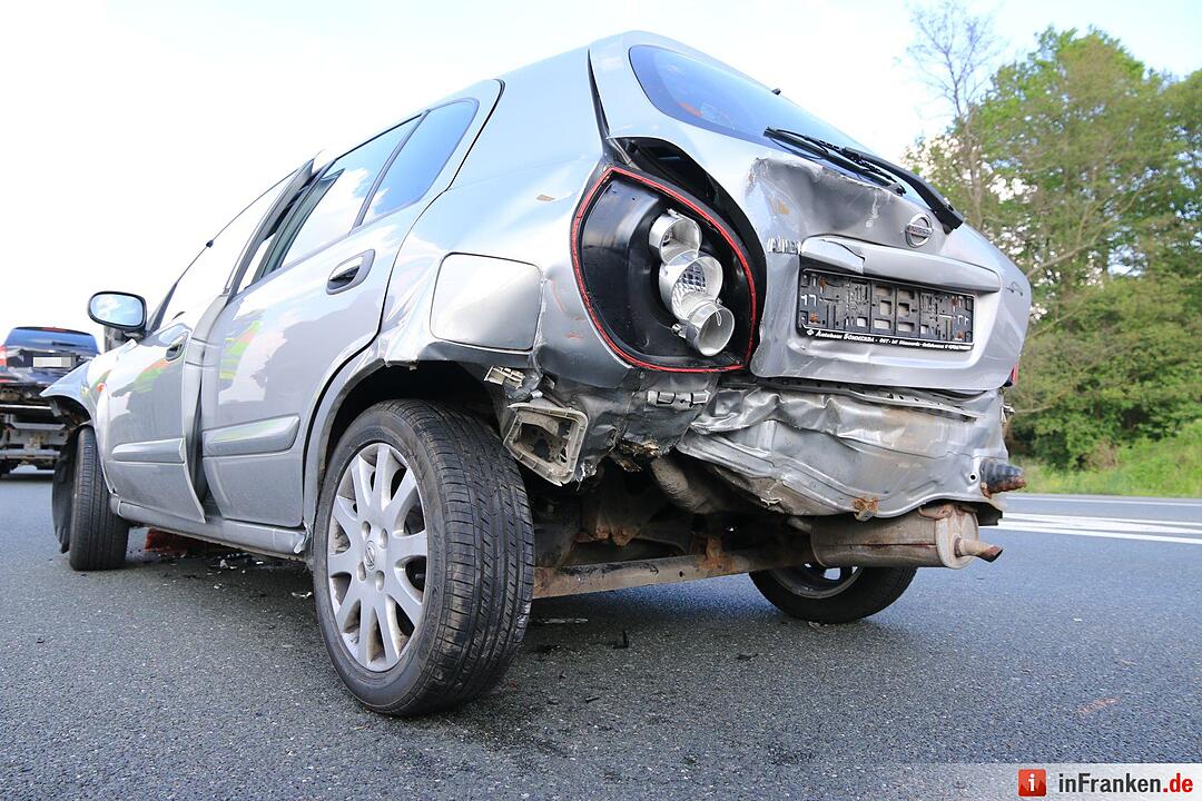 Unfall mit vier Autos bei Möhrendorf
