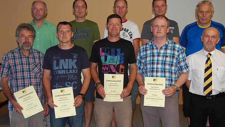 Ehrungen für 35 Jahre.