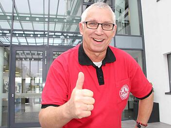 Der Chef des größten FCN-Fanclubs in Deutschland, Klaus Wehling, freut sich schon auf die Rückrunde. Foto: Sebastian Martin
