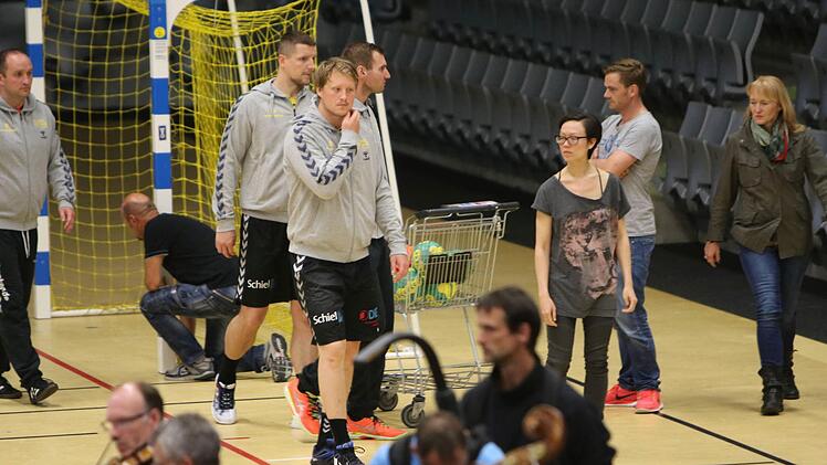 Impressionen von der Generalprobe für die Handball-Sinfonie in der HUK-Arena mit dem Philharmonischen Orchester Landestheater CoburgFoto: Jochen Berger
