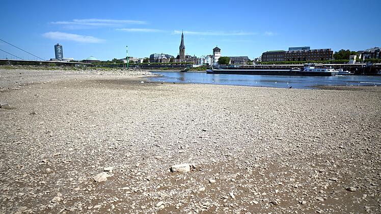 Niedrigwasser im Rhein