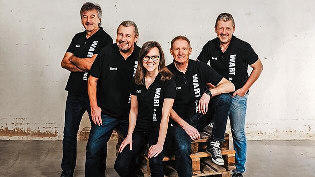 Die Band „W.A.R.T. a-moll“ rockt am 5. August in Burgkunstadt.