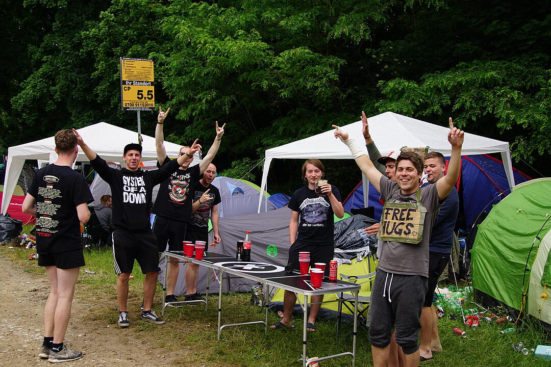 Drei Tage Zeltplatz bei Rock im Park