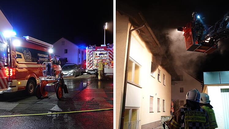 Wohnungsbrand in Haßfurt reißt Feuerwehr aus Schlaf - "Raub von Flammen und Rauch"