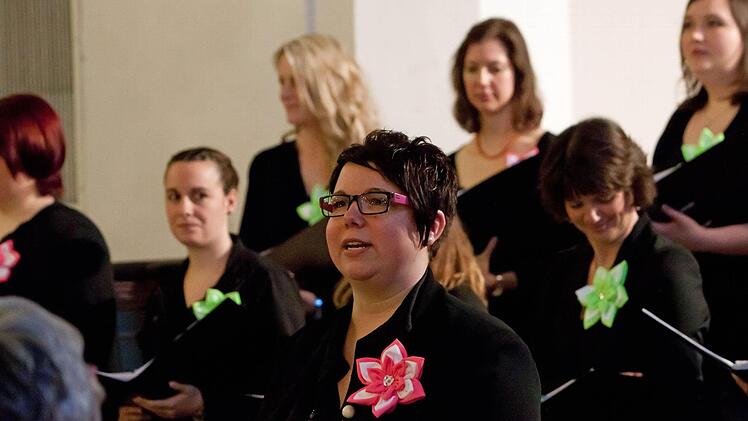 Das Vocalensemble Coburg unter der Leitung von Steffi BergFoto: Jochen Berger