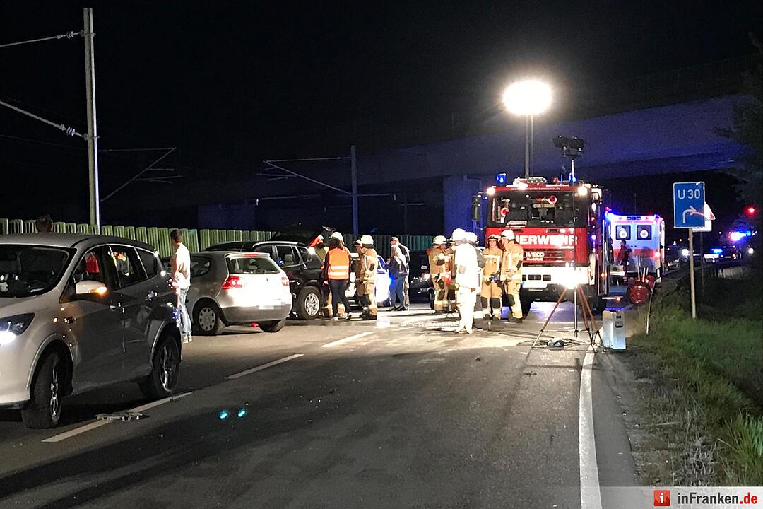 Unfall auf der B4 bei Kemmern