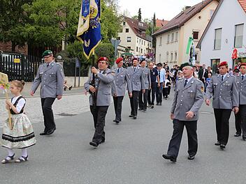 Der Festzug in Kunreuth Foto: Franz Galster