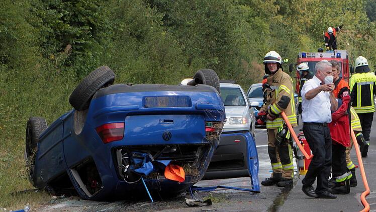 Zwischen Kirchlauter und Goggelgereuth kam es am Sonntag zu einem schweren Verkehrsunfall. Zwei Männer aus dem Landkreis Coburg wurden dabei verletzt. Günther Geiling