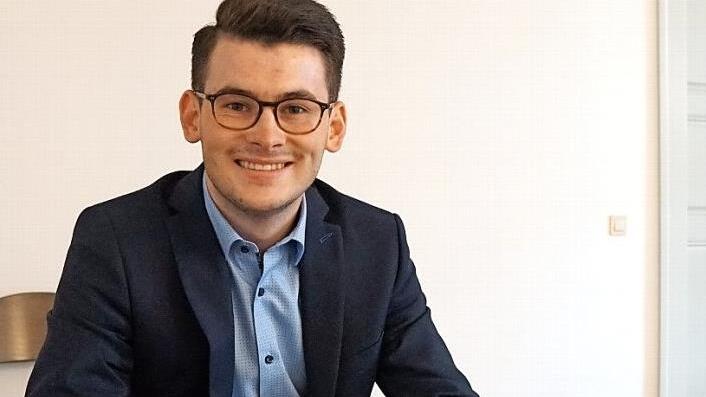 Mit 21 Jahren ist Moritz Regenspurger das jüngste Mitglied der CSU-Fraktion in Bad Rodach. Foto: privat